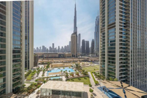 Dubai Mall Connected! AMAZING Burj Khalifa View! Excellent Pool & Gym Access!